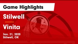Stilwell  vs Vinita  Game Highlights - Jan. 21, 2020