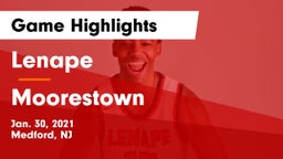 Lenape  vs Moorestown  Game Highlights - Jan. 30, 2021