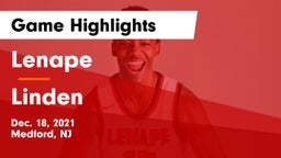 Lenape  vs Linden  Game Highlights - Dec. 18, 2021