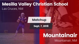 Matchup: Mesilla Valley Chris vs. Mountainair  2018