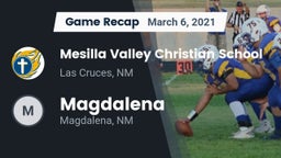Recap: Mesilla Valley Christian School vs. Magdalena  2021