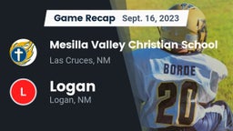 Recap: Mesilla Valley Christian School vs. Logan  2023