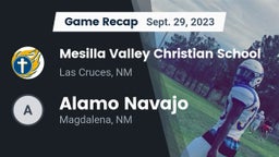 Recap: Mesilla Valley Christian School vs. Alamo Navajo  2023