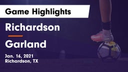 Richardson  vs Garland  Game Highlights - Jan. 16, 2021