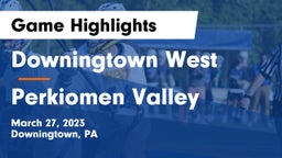 Downingtown West  vs Perkiomen Valley  Game Highlights - March 27, 2023