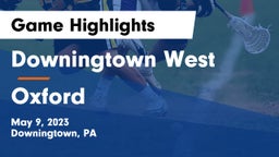 Downingtown West  vs Oxford  Game Highlights - May 9, 2023