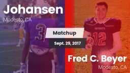Matchup: Johansen vs. Fred C. Beyer  2017