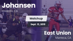 Matchup: Johansen vs. East Union  2019