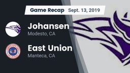 Recap: Johansen  vs. East Union  2019