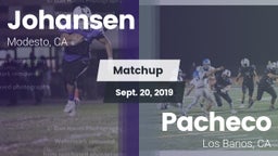 Matchup: Johansen vs. Pacheco  2019