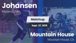 Matchup: Johansen vs. Mountain House  2019