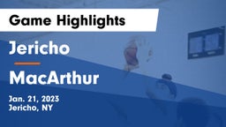 Jericho  vs MacArthur  Game Highlights - Jan. 21, 2023