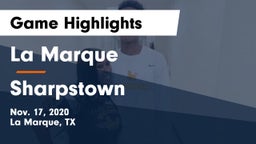 La Marque  vs Sharpstown  Game Highlights - Nov. 17, 2020