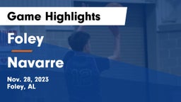 Foley  vs Navarre  Game Highlights - Nov. 28, 2023