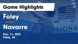 Foley  vs Navarre  Game Highlights - Dec. 11, 2023