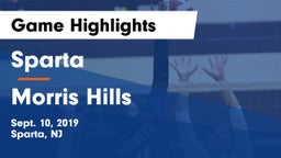 Sparta  vs Morris Hills  Game Highlights - Sept. 10, 2019