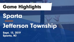 Sparta  vs Jefferson Township  Game Highlights - Sept. 13, 2019