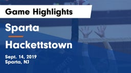 Sparta  vs Hackettstown  Game Highlights - Sept. 14, 2019