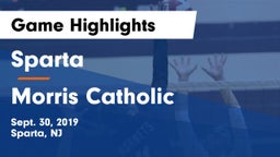 Sparta  vs Morris Catholic  Game Highlights - Sept. 30, 2019