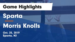 Sparta  vs Morris Knolls  Game Highlights - Oct. 25, 2019