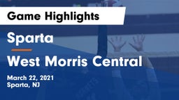 Sparta  vs West Morris Central  Game Highlights - March 22, 2021