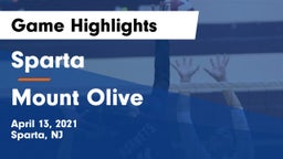Sparta  vs Mount Olive  Game Highlights - April 13, 2021