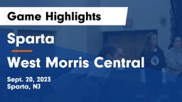 Sparta  vs West Morris Central  Game Highlights - Sept. 20, 2023