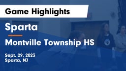Sparta  vs Montville Township HS Game Highlights - Sept. 29, 2023