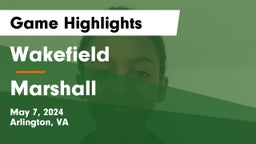 Wakefield  vs Marshall  Game Highlights - May 7, 2024