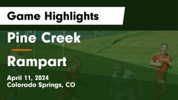 Pine Creek  vs Rampart  Game Highlights - April 11, 2024