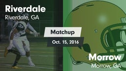 Matchup: Riverdale High vs. Morrow  2016