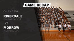 Recap: Riverdale  vs. Morrow  2016