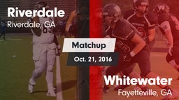 Matchup: Riverdale High vs. Whitewater  2016
