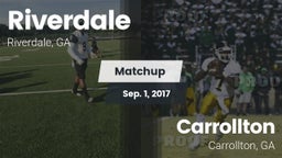 Matchup: Riverdale High vs. Carrollton  2017
