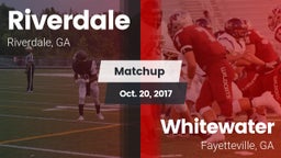 Matchup: Riverdale High vs. Whitewater  2017