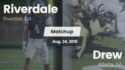 Matchup: Riverdale High vs. Drew  2018