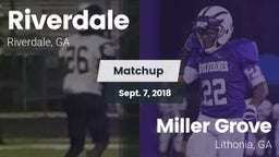 Matchup: Riverdale High vs. Miller Grove  2018