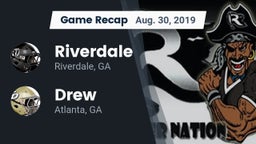 Recap: Riverdale  vs. Drew  2019