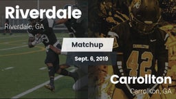 Matchup: Riverdale High vs. Carrollton  2019