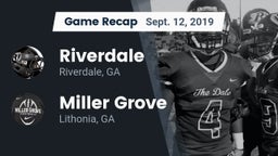 Recap: Riverdale  vs. Miller Grove  2019
