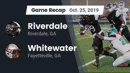 Recap: Riverdale  vs. Whitewater  2019