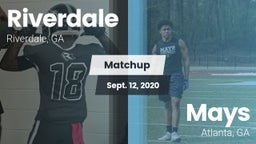 Matchup: Riverdale High vs. Mays  2020