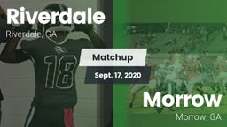 Matchup: Riverdale High vs. Morrow  2020