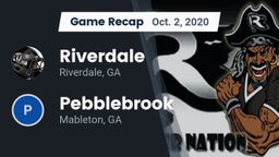 Recap: Riverdale  vs. Pebblebrook  2020