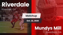Matchup: Riverdale High vs. Mundys Mill  2020