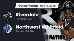 Recap: Riverdale  vs. Northwest Whitfield  2020