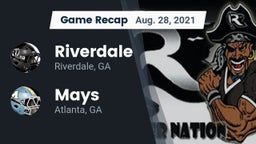 Recap: Riverdale  vs. Mays  2021