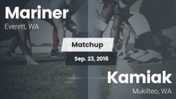 Matchup: Mariner  vs. Kamiak  2016