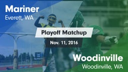 Matchup: Mariner  vs. Woodinville  2016