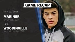 Recap: Mariner  vs. Woodinville  2016